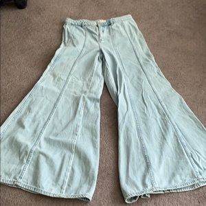 Free People Flare wide jeans